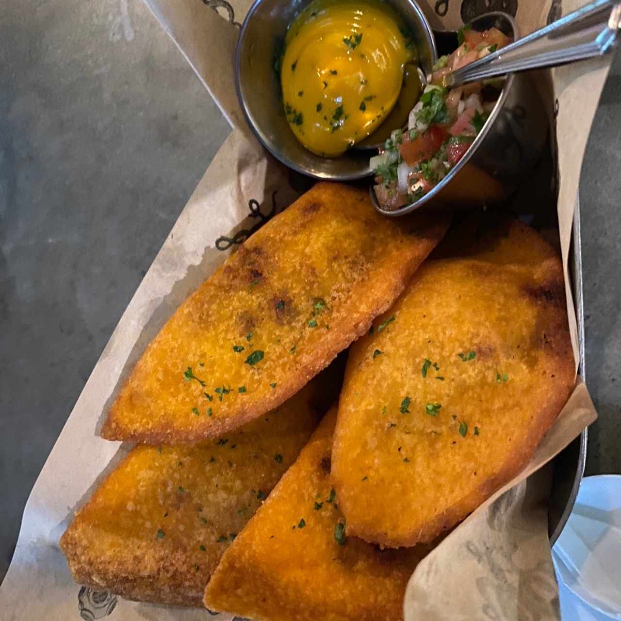 Empanadas de picadillo de marisco