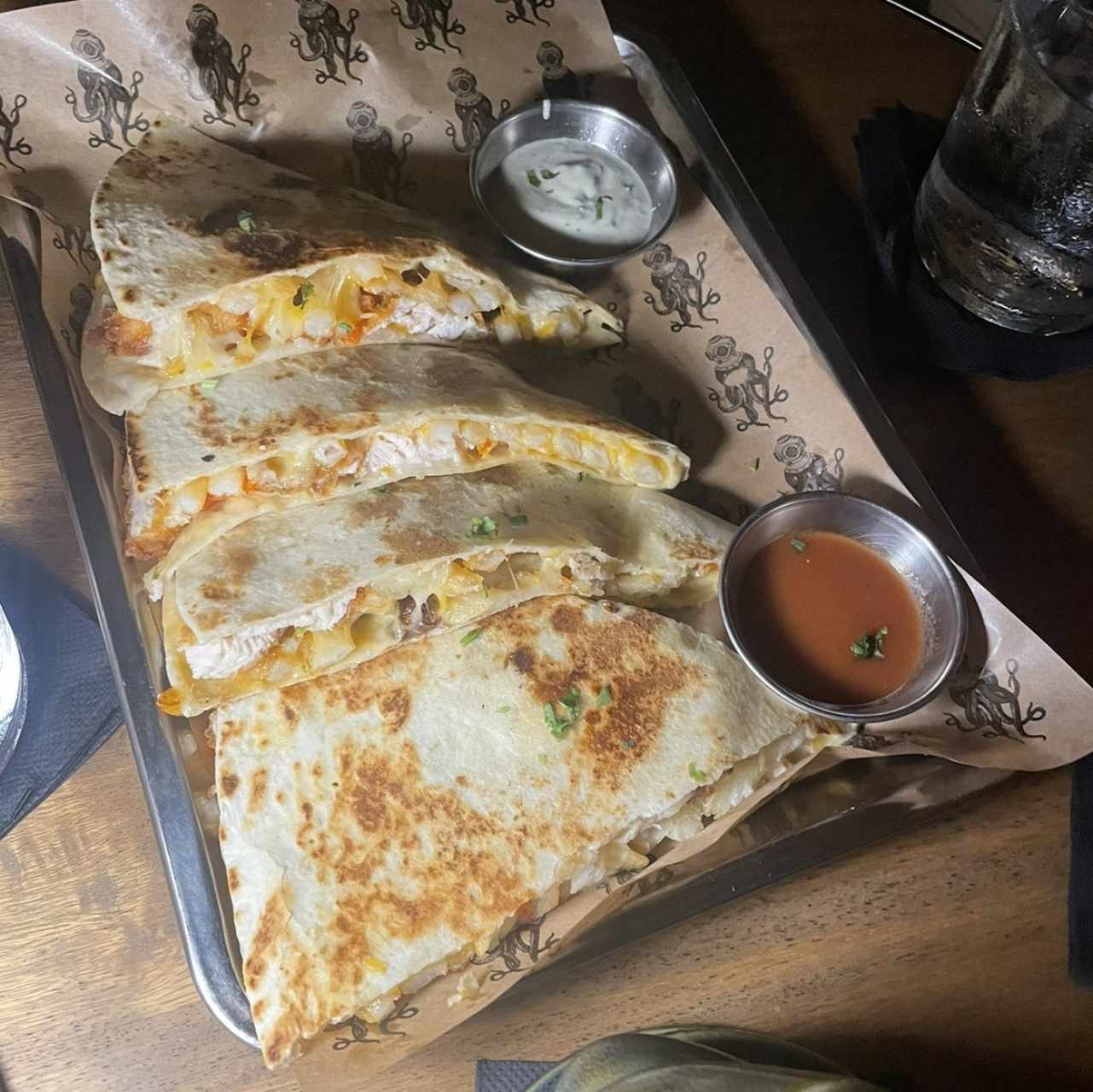 La Chicken Quesadilla