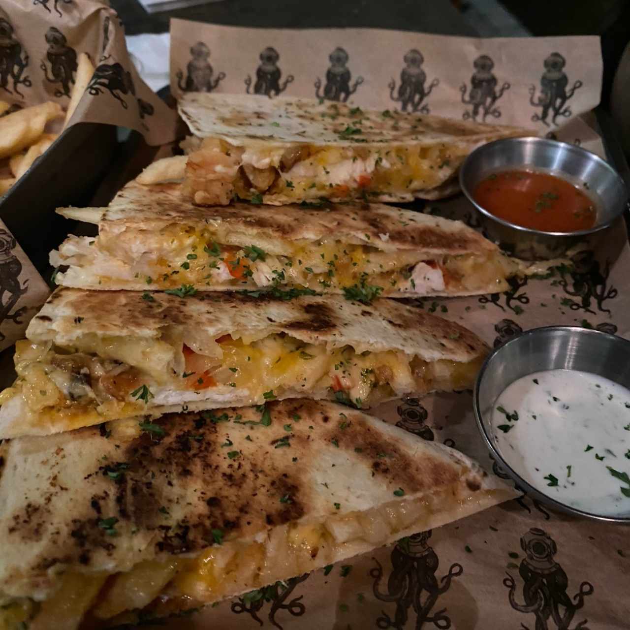 Menú - La Chicken Quesadilla