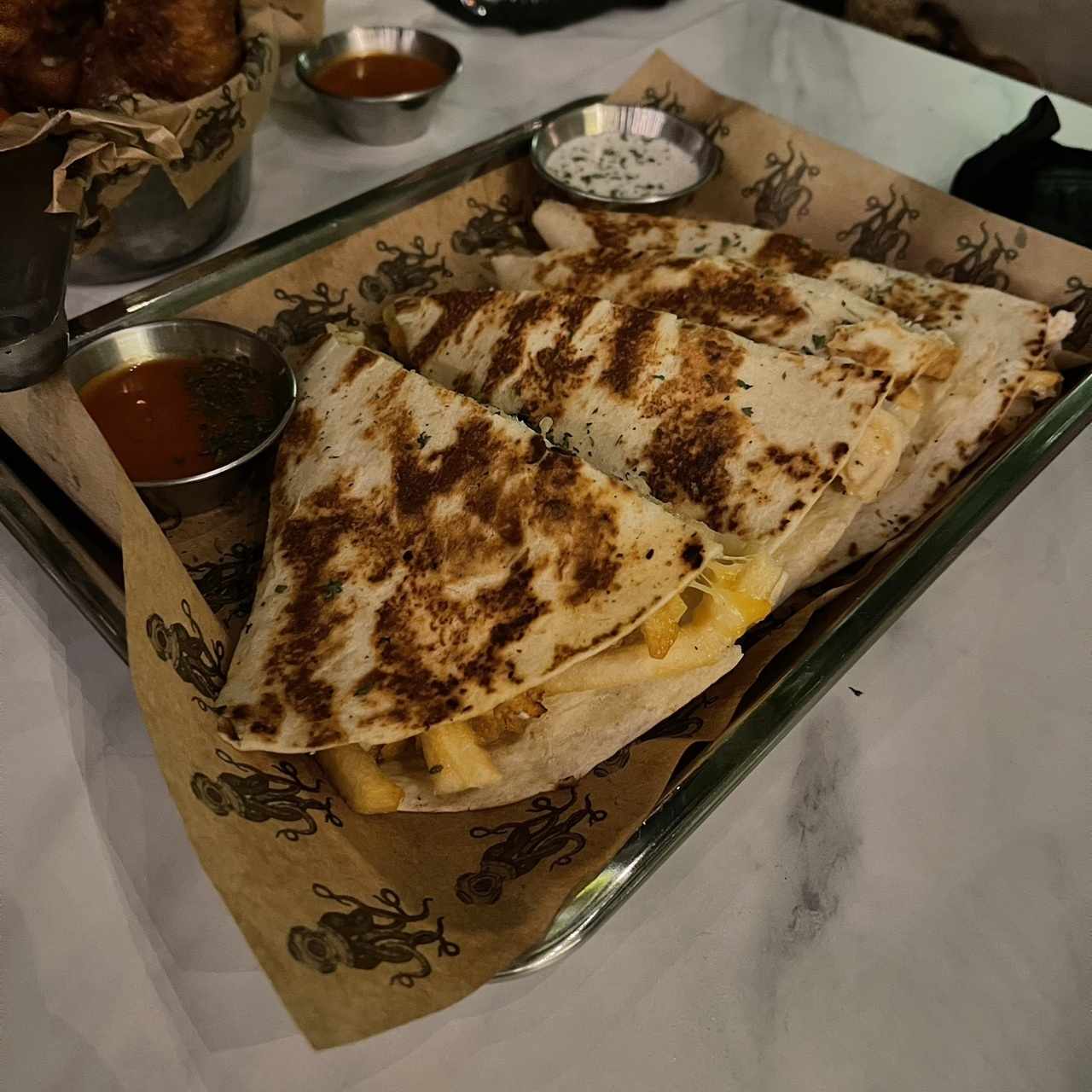 La Chicken Quesadilla