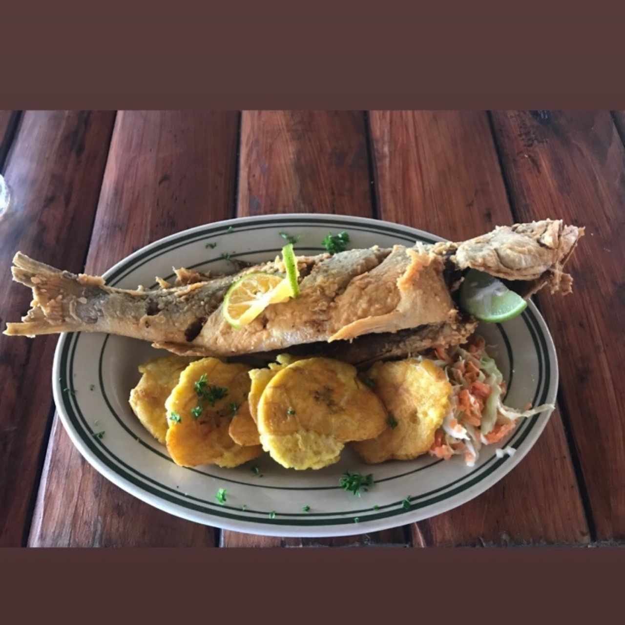 Pescado frito Tiki