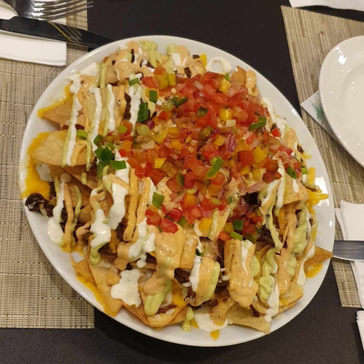 nachos de briskets