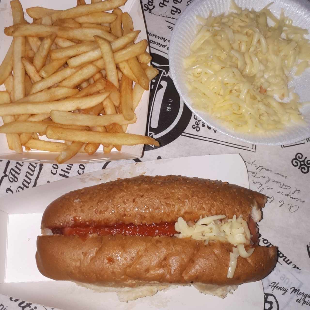 Hot Dog, menú de niños