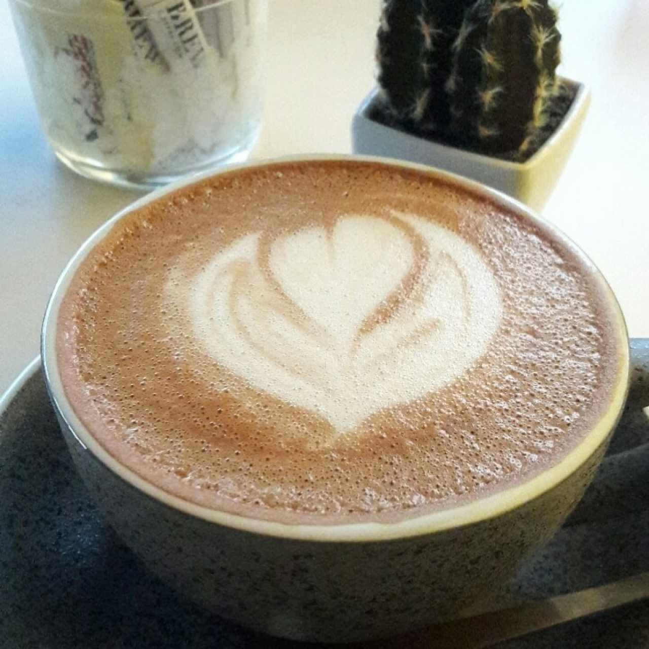 Café Capuccino con leche de almendras