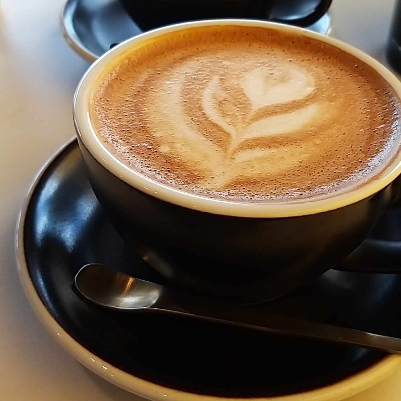 Capuccino con leche de almendras