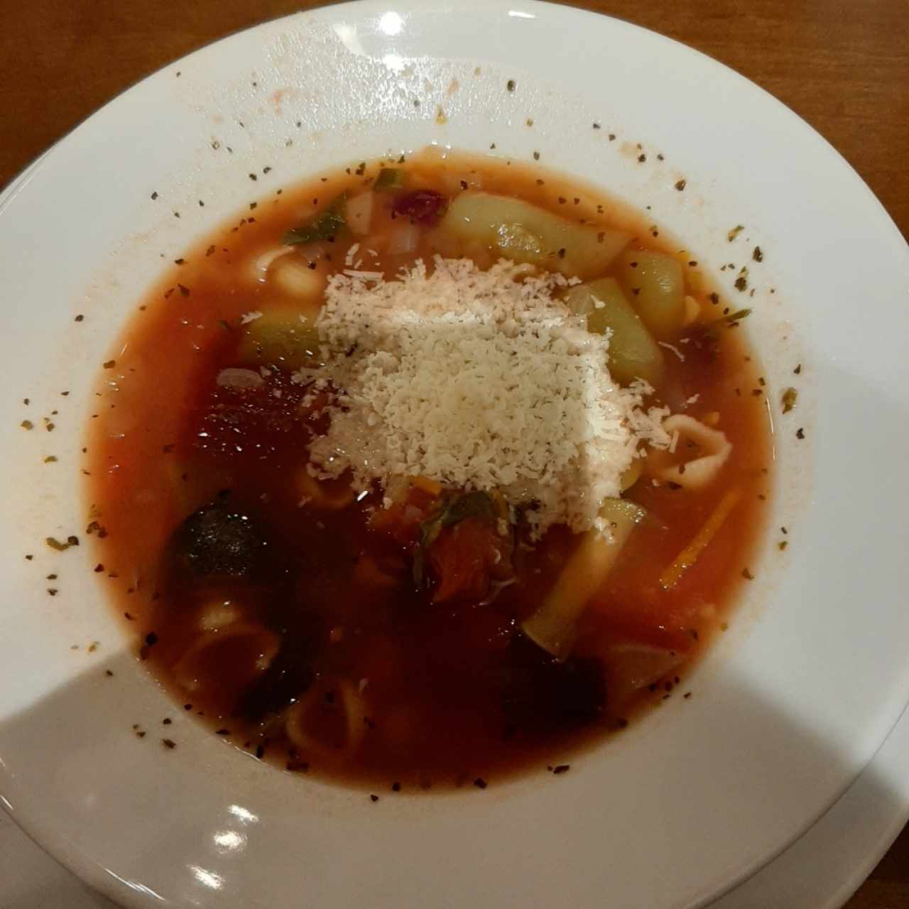 Minestrone soup