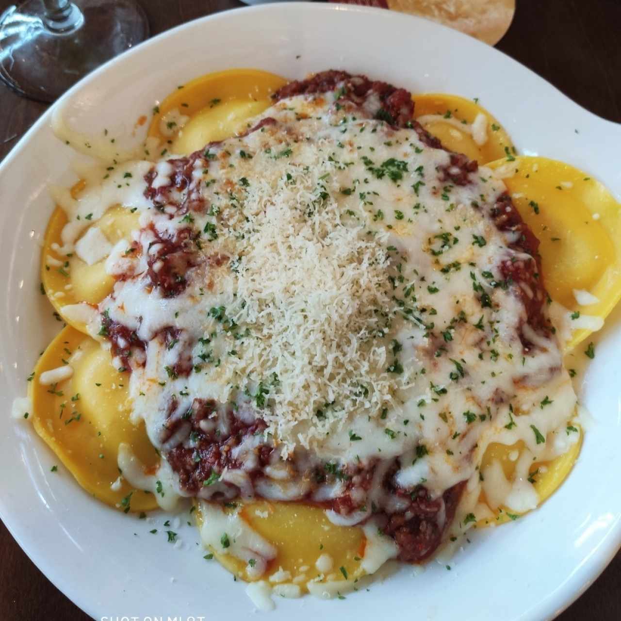 Cheese ravioli 