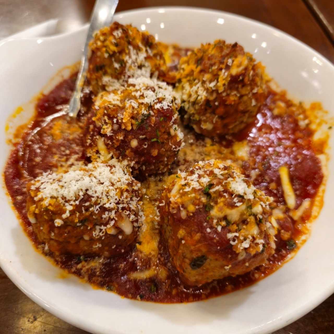 Appetizers - Meatballs Parmigiana