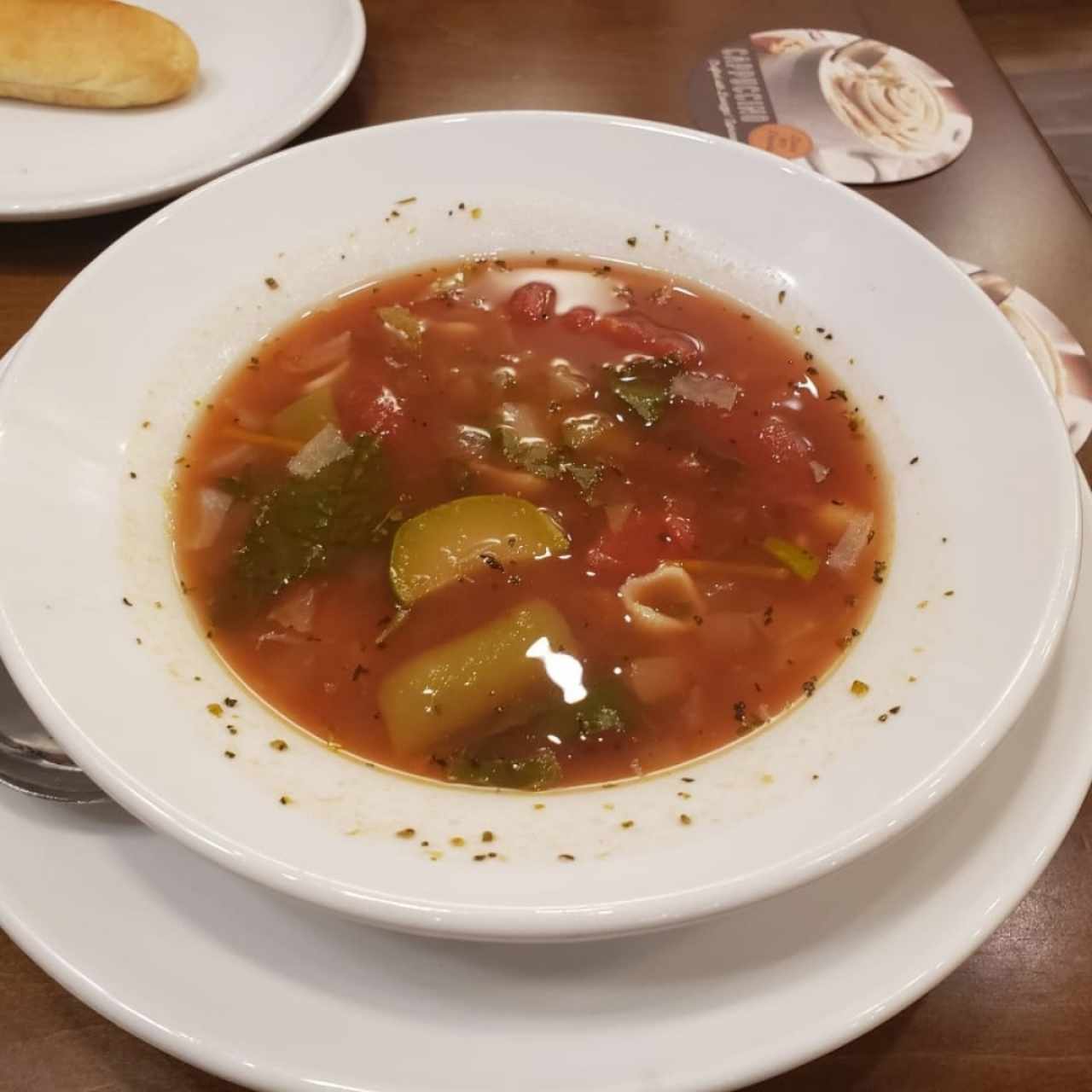 sopa minestrone