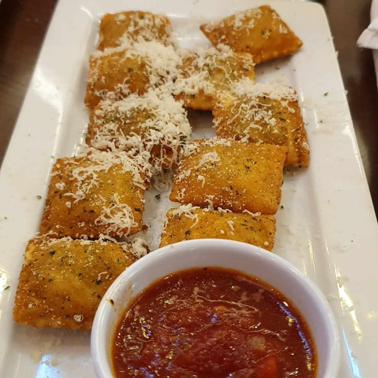 Raviolli fritos