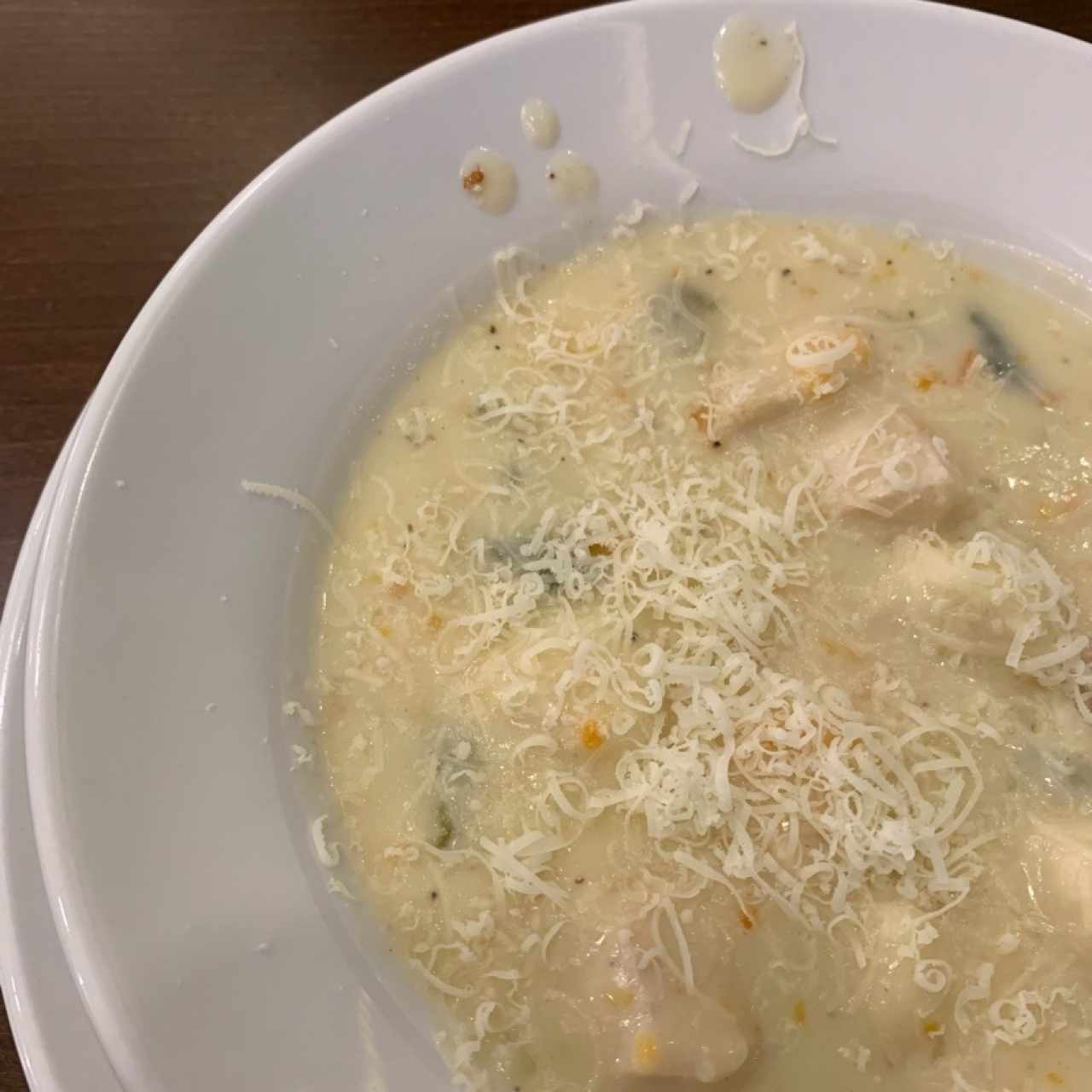 Zuppa Gnochi y Pollo