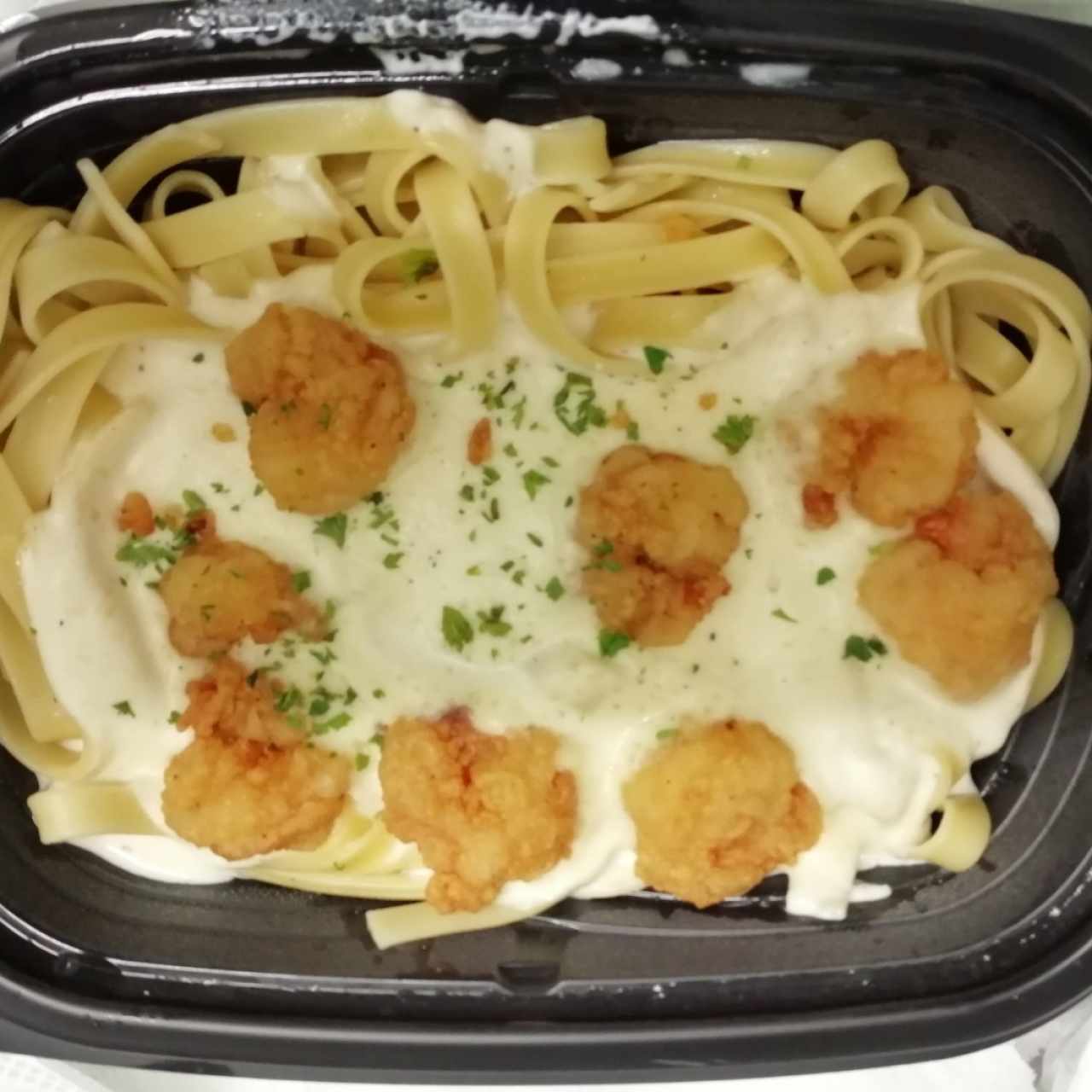 Shrimp Alfredo Fritta