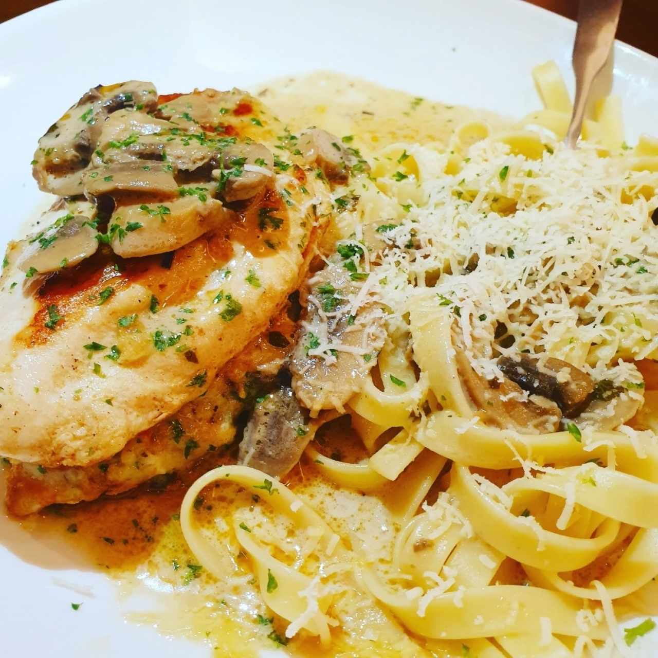 Stuffed Chicken Marsala