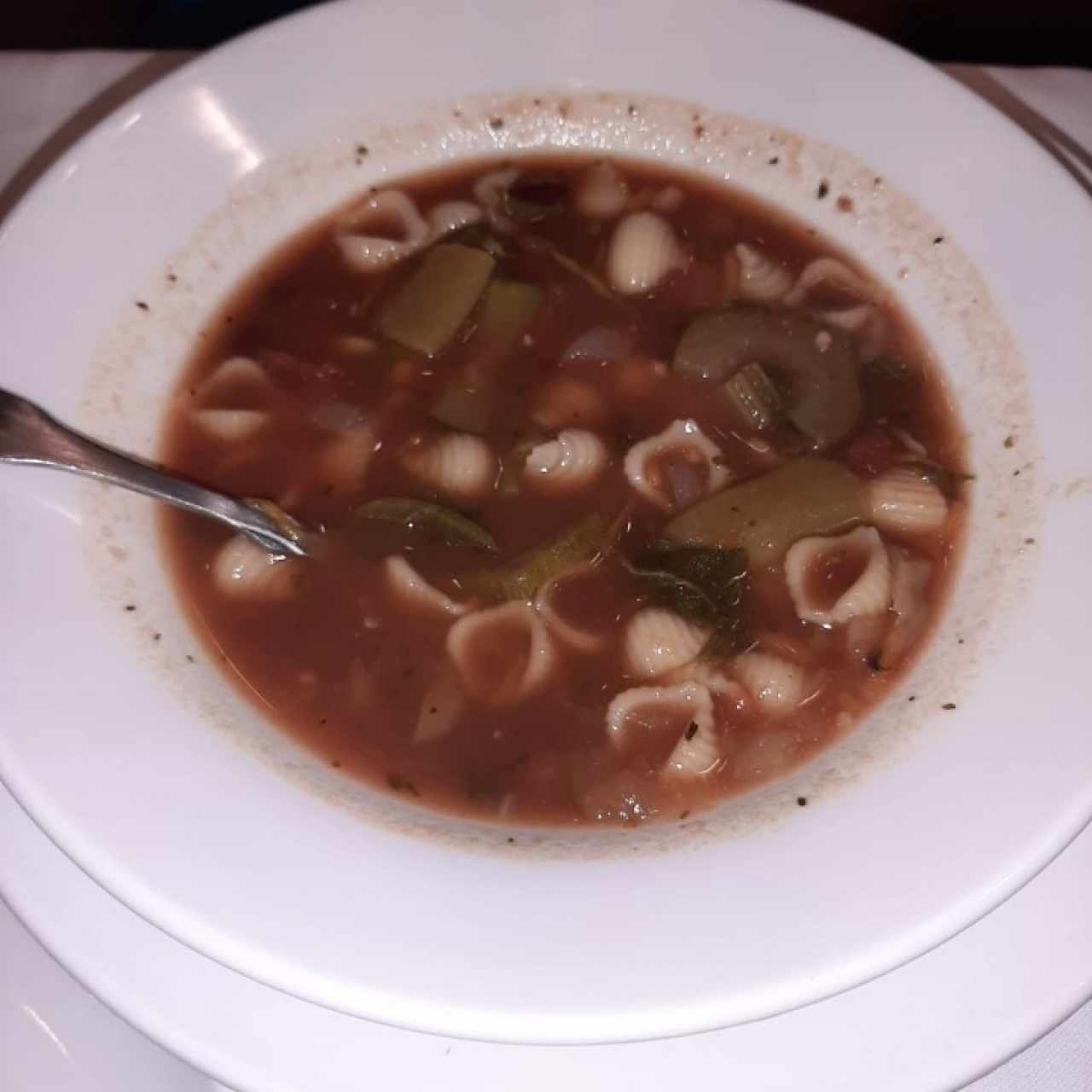 Minestrone soup!