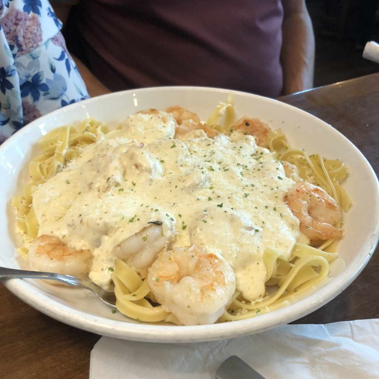 Shrimp Alfredo