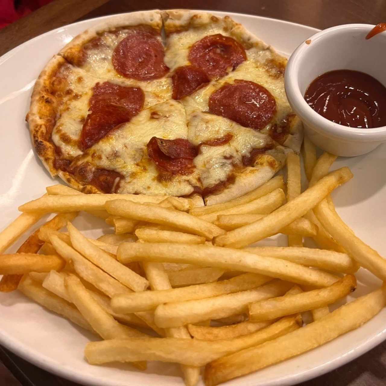 Pizza con Papas Fritas