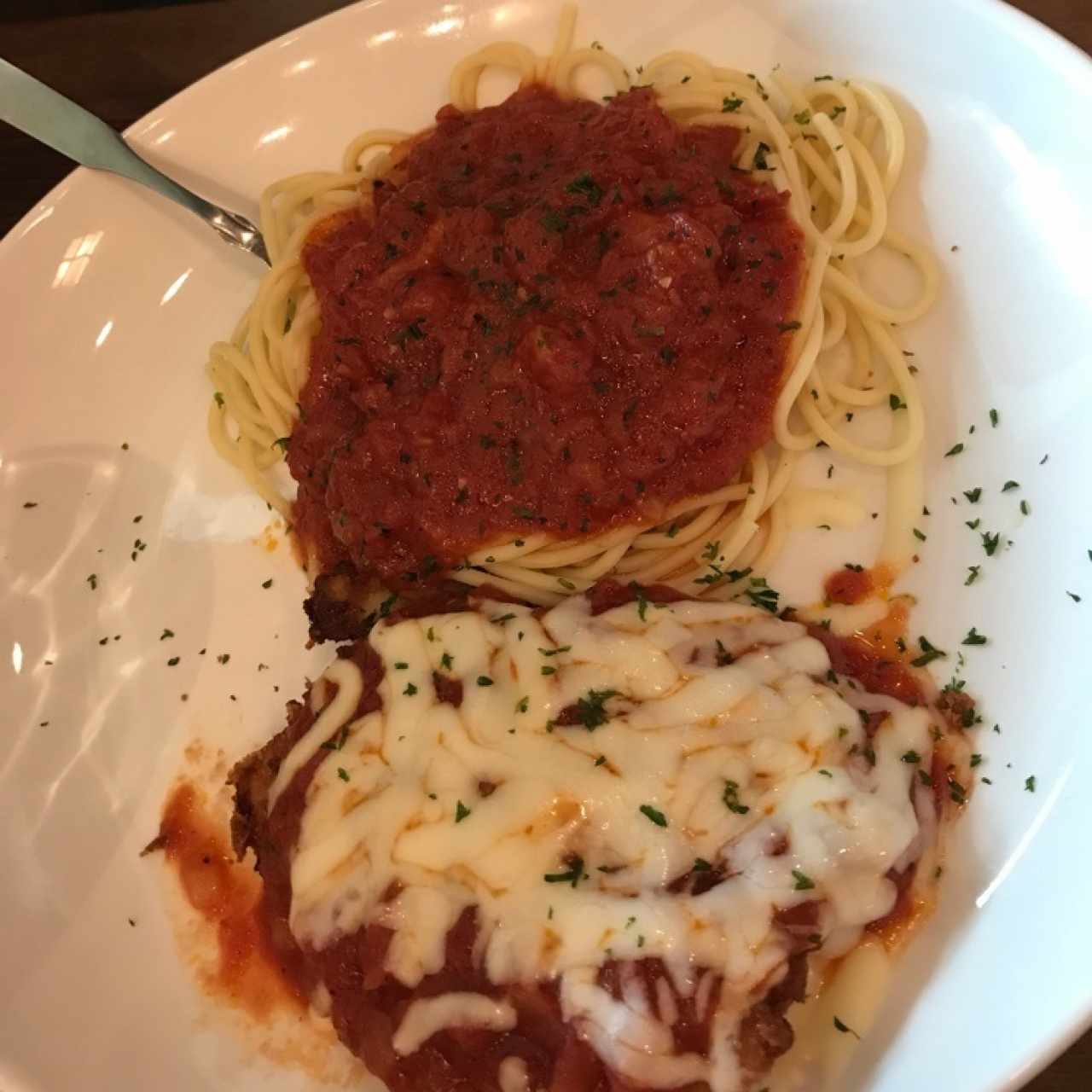 Chicken parmigiana 