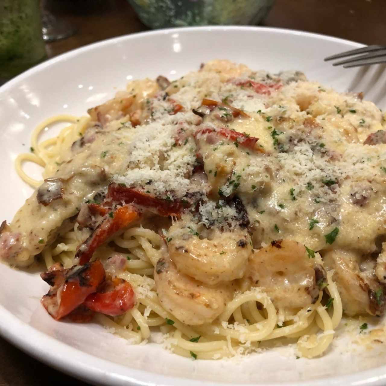 chicken shrimp marinara