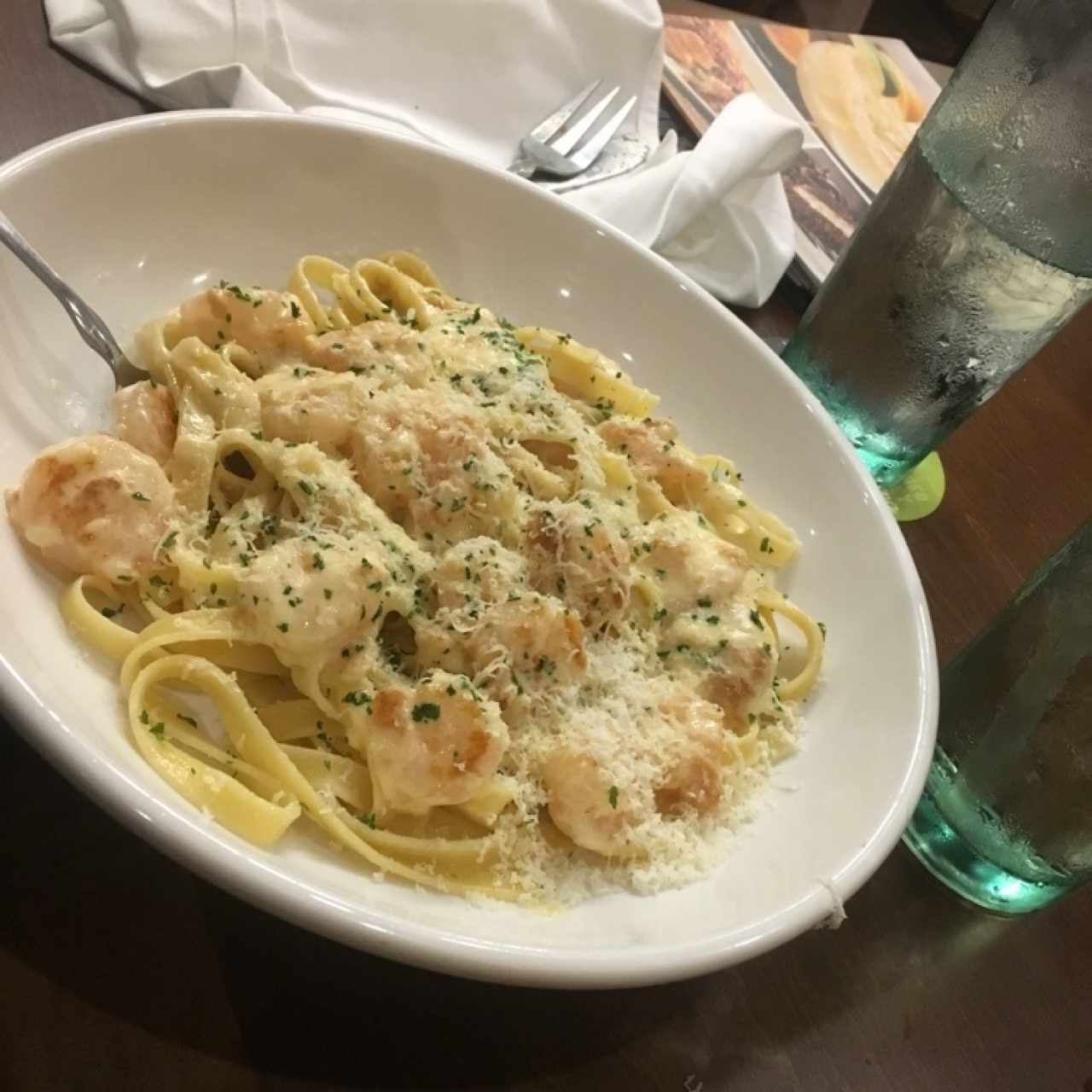 shrimp alfredo