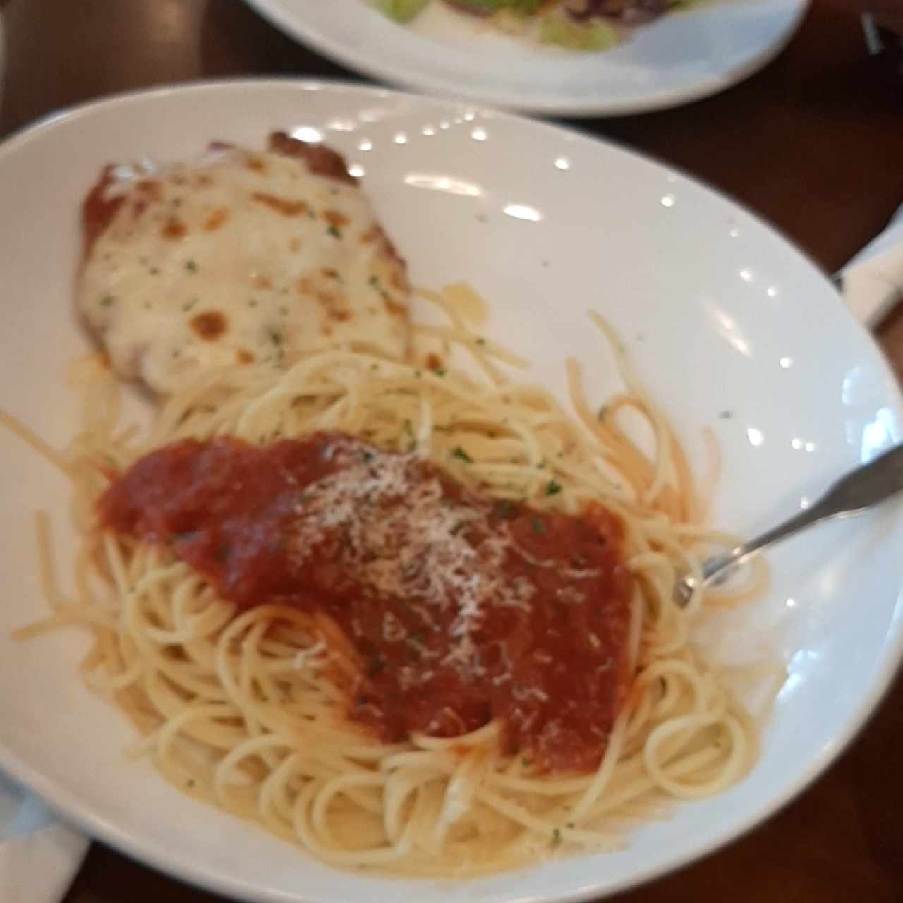 spaghetti parmigiana