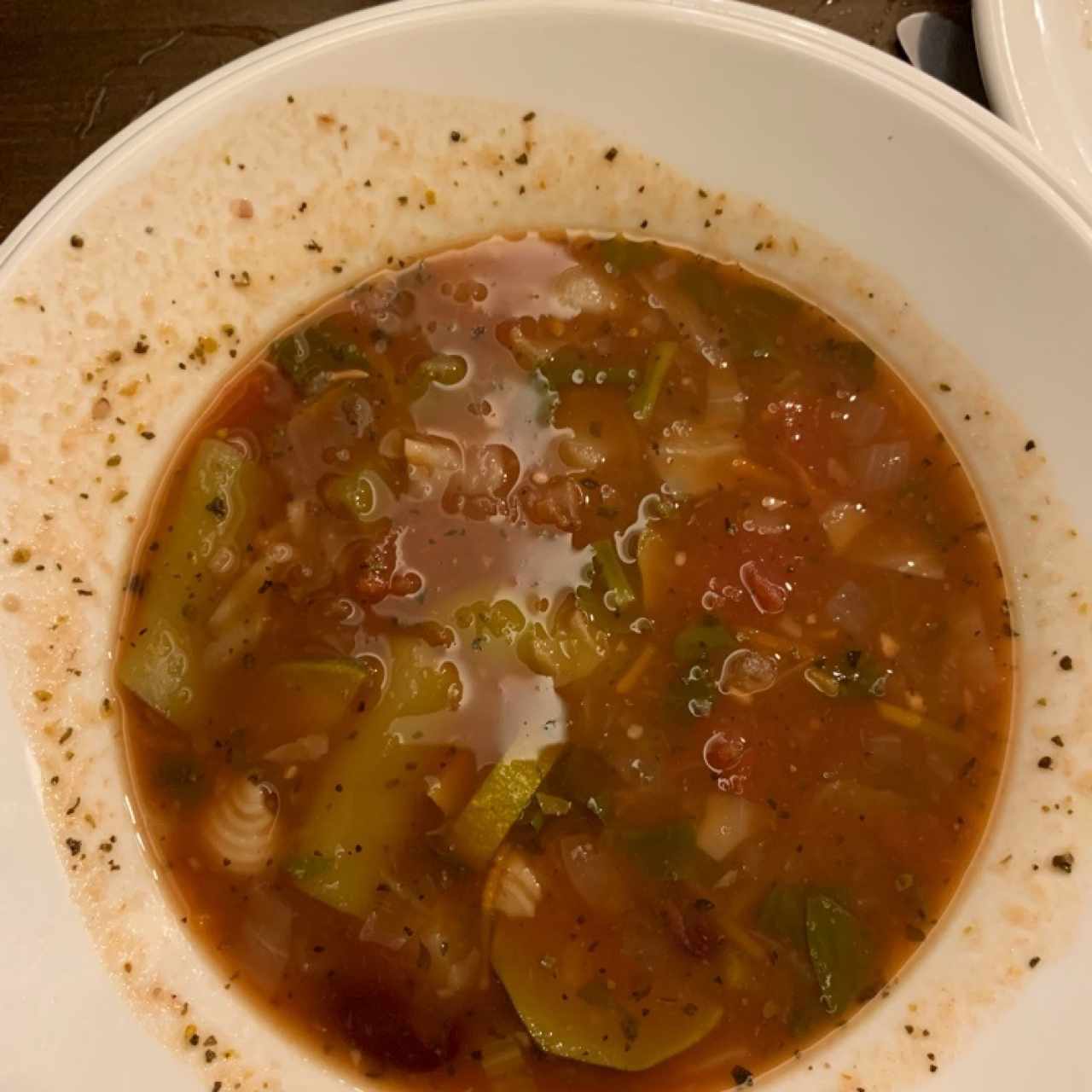 sopa minestrone