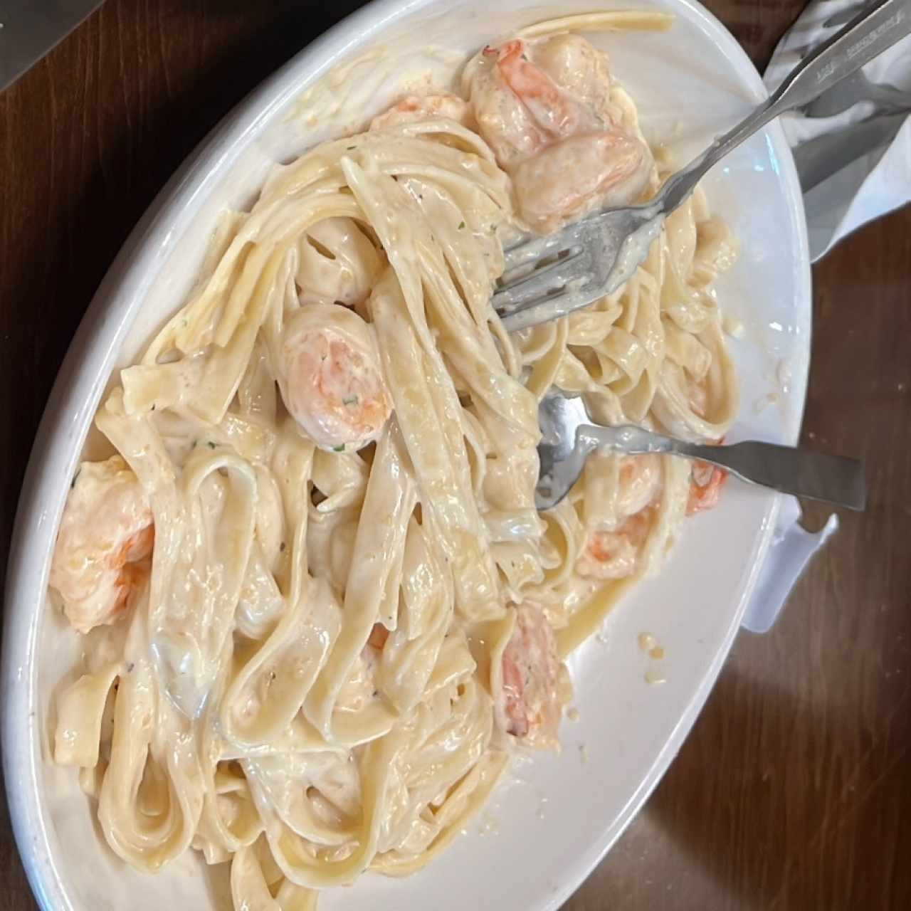 Shrimp Alfredo