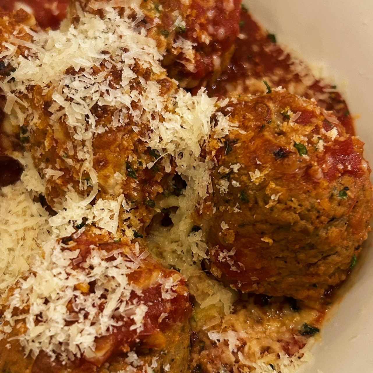 Appetizers - Meatballs Parmigiana