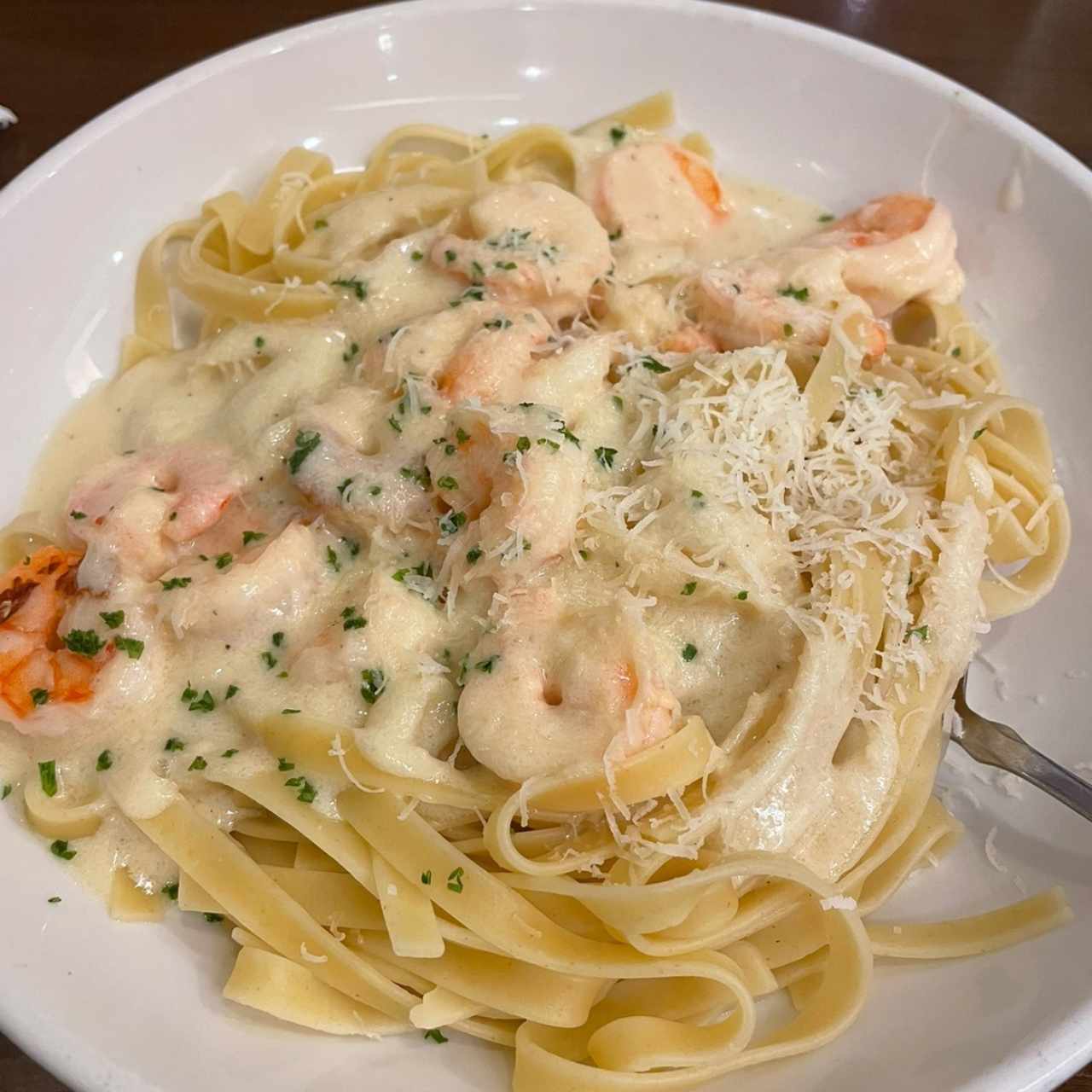 Shrimp Alfredo