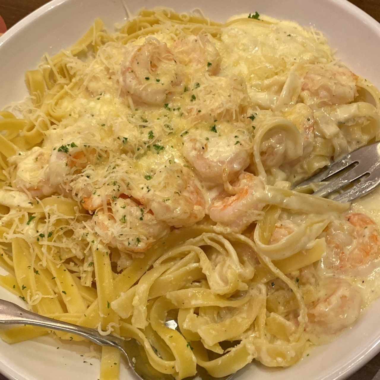 Shrimp Alfredo