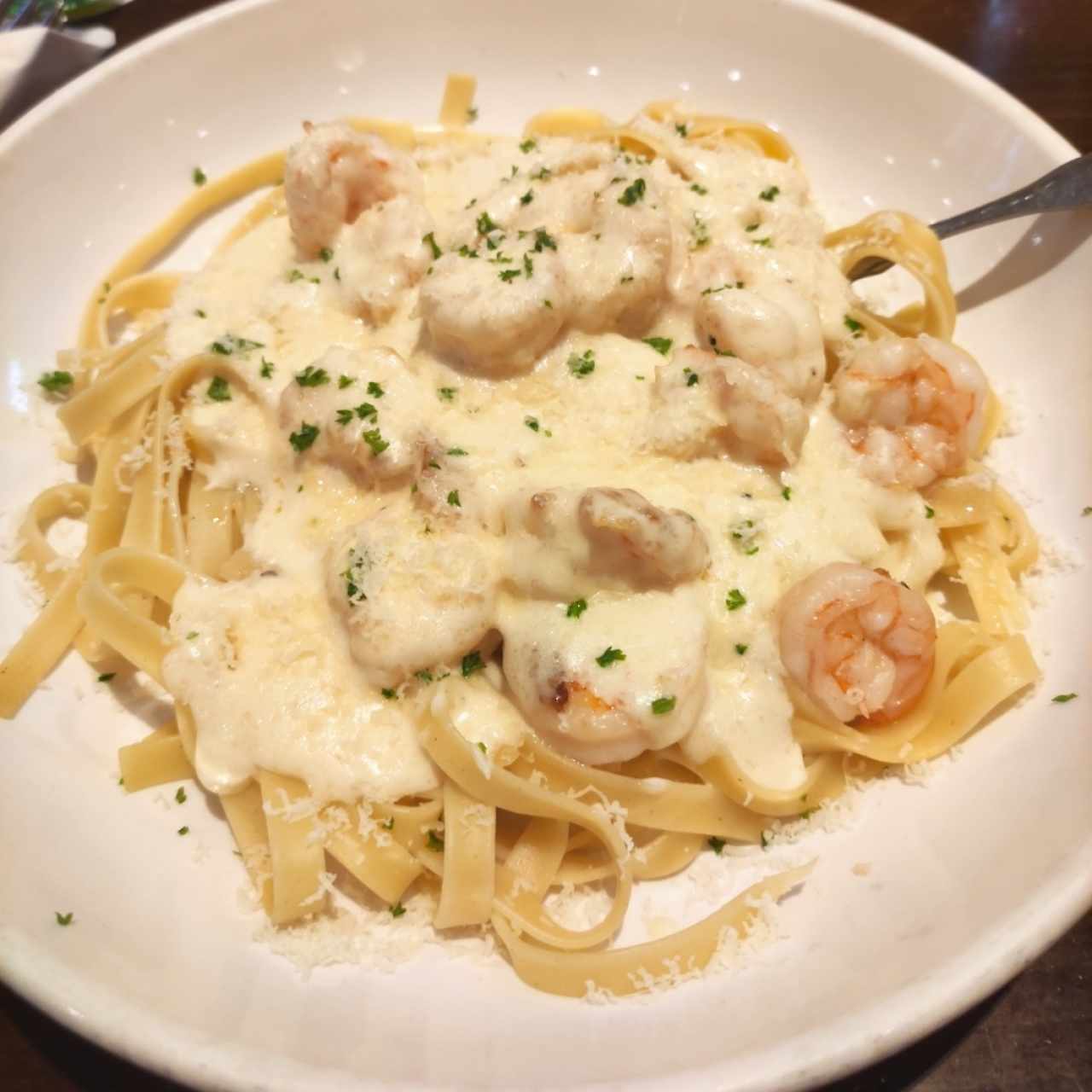 Shrimp Alfredo