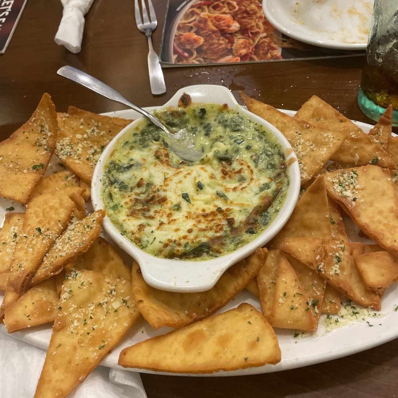 Dip de espinacas 