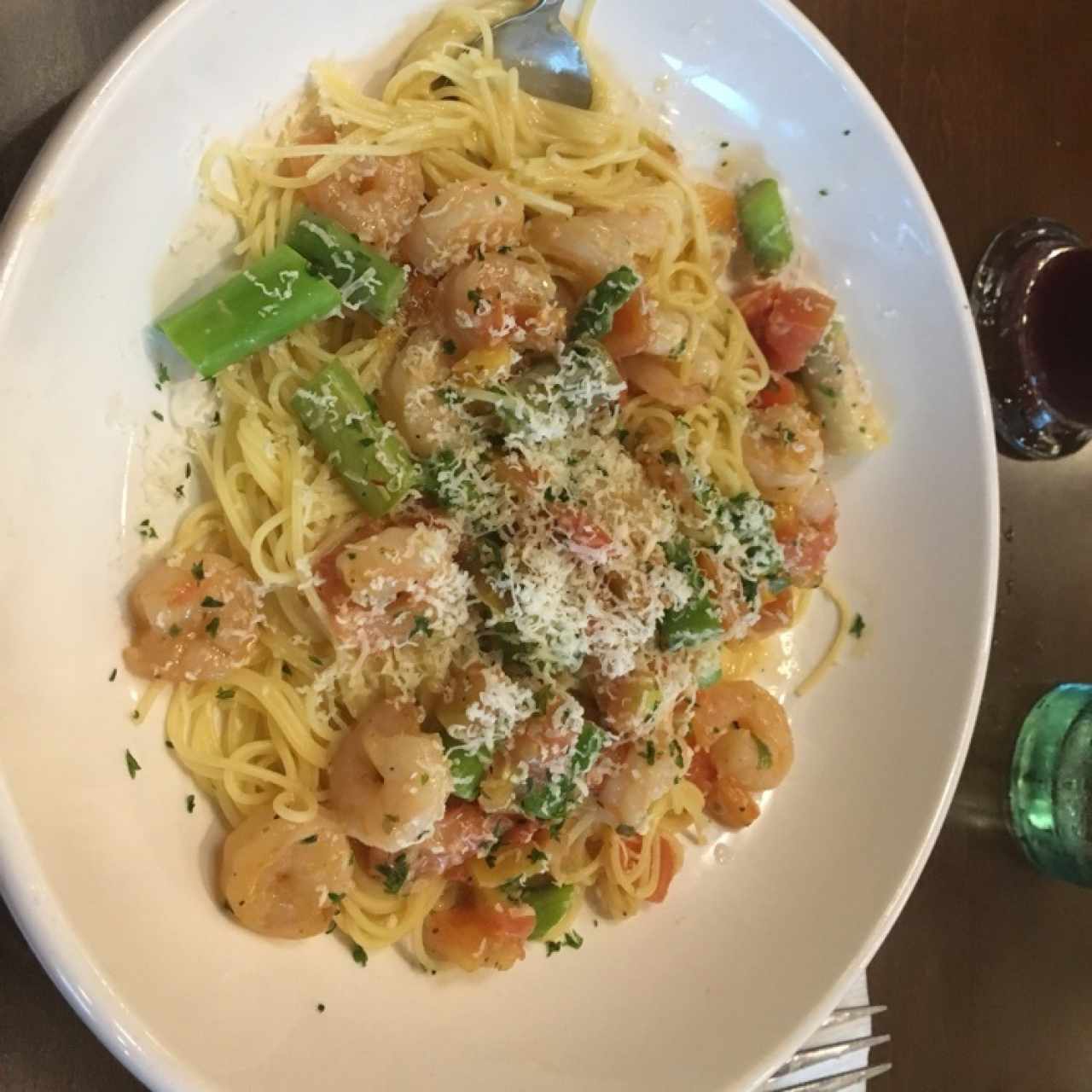 Scampi de camarones 