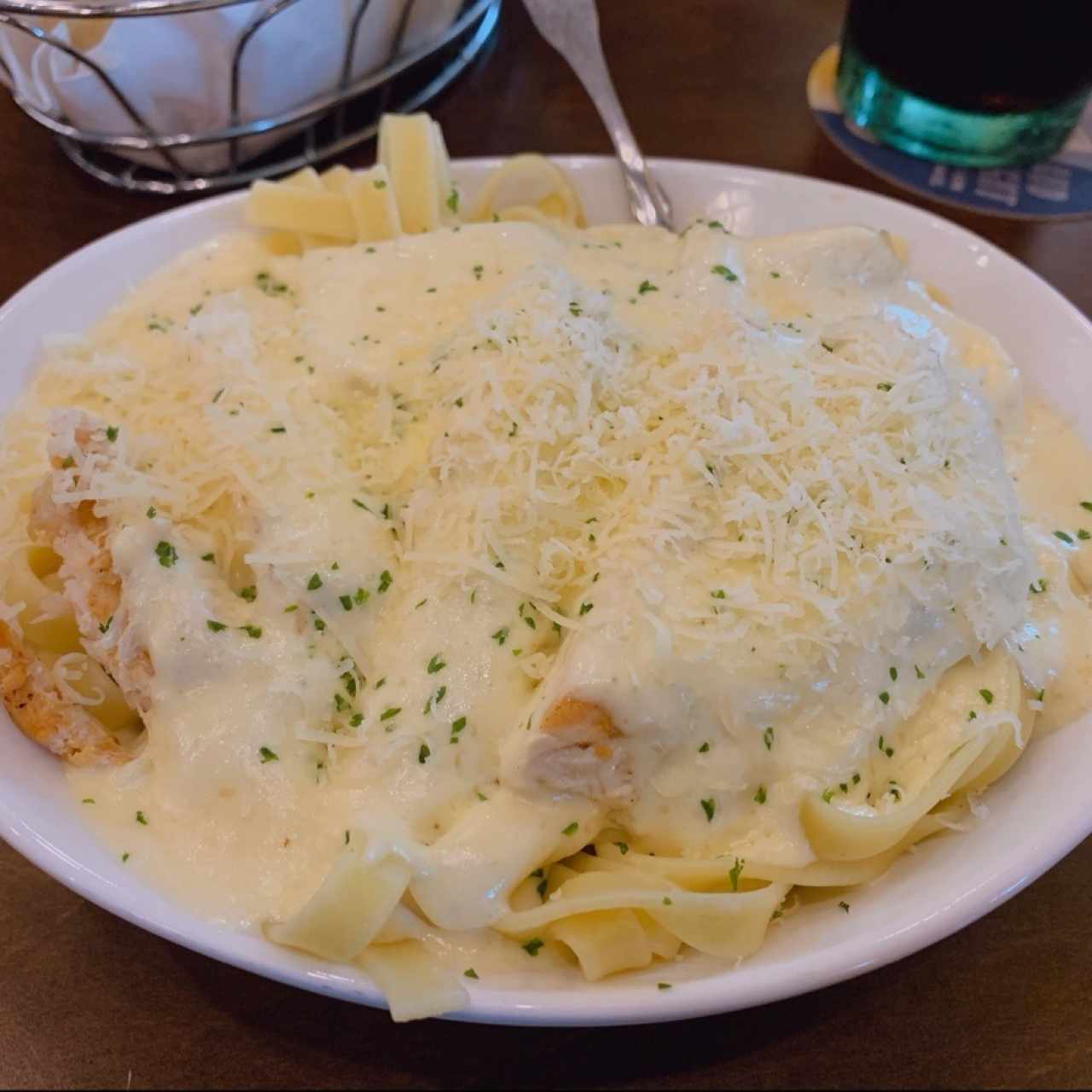 chicken alfredo pasta