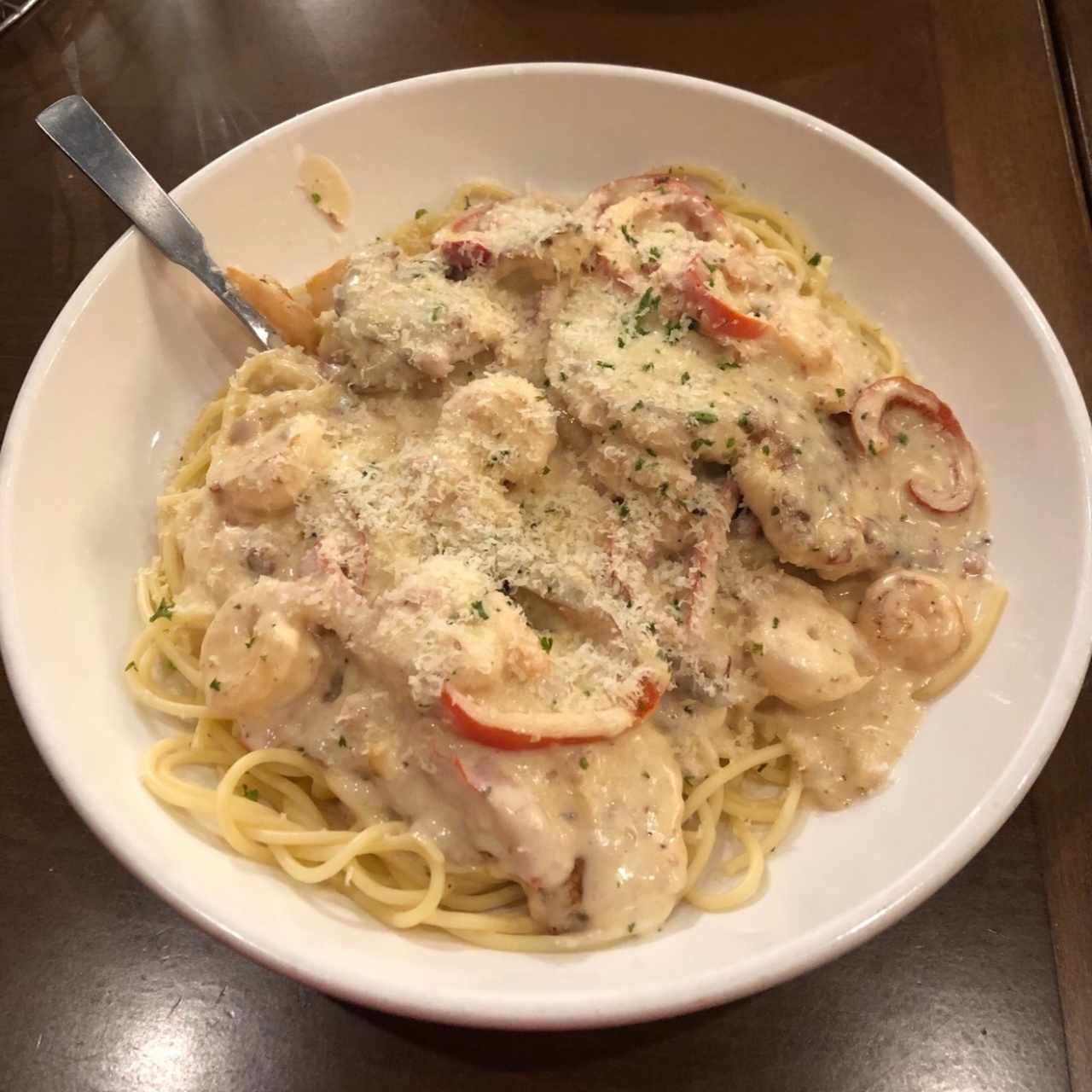 Shrimp Alfredo