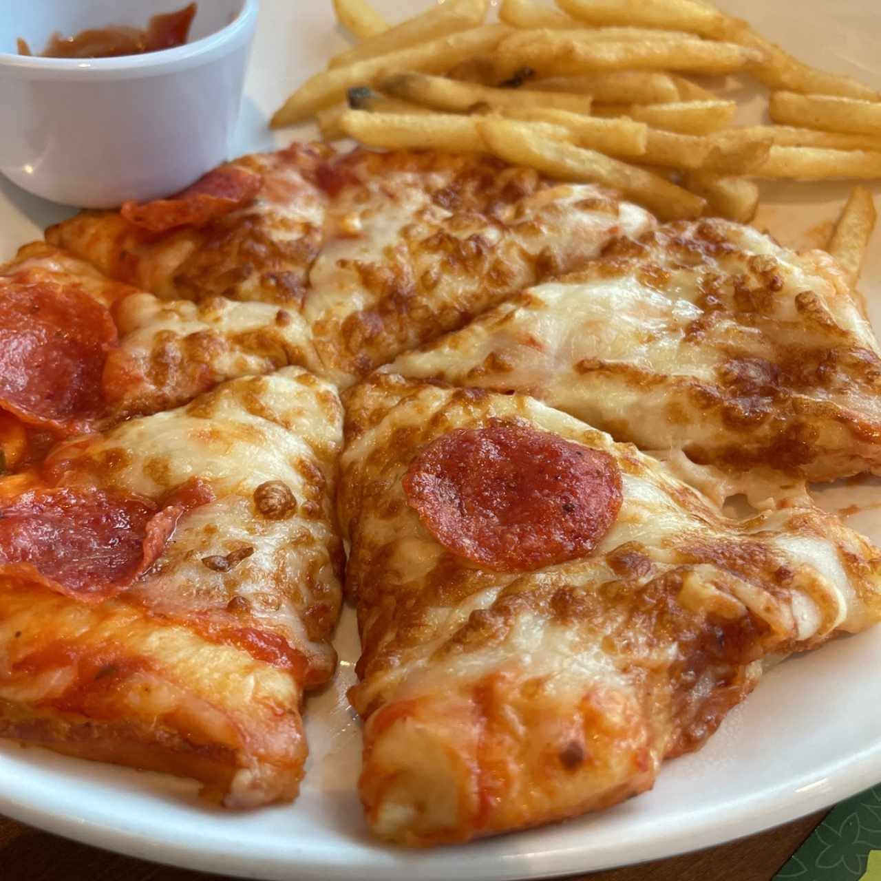 Pizza con Papas Fritas