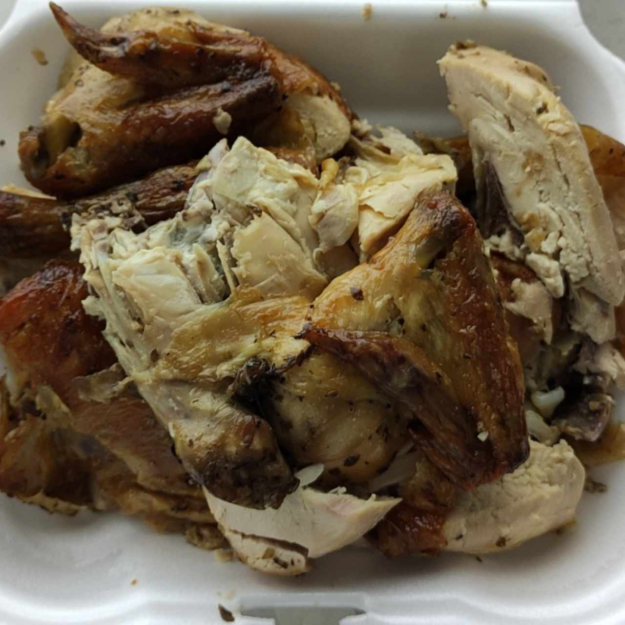 Pollo entero asado