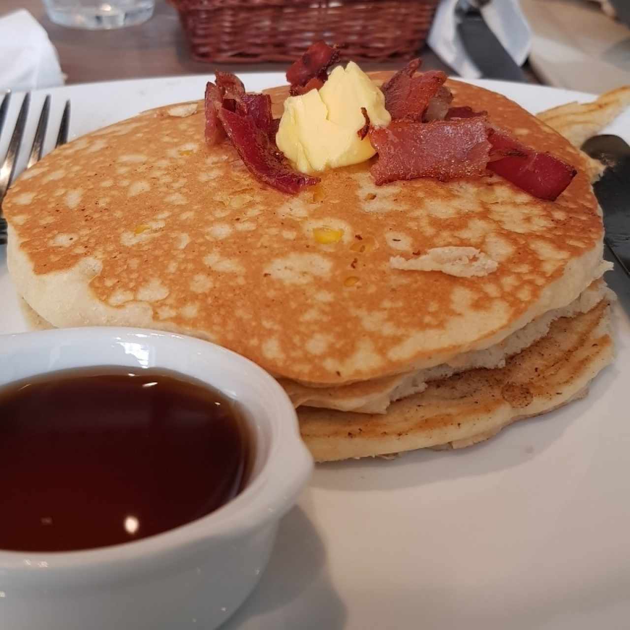 Pancake con maíz