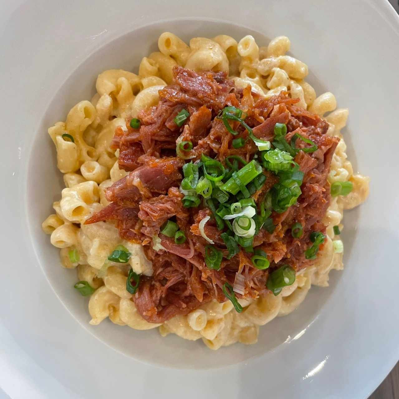 Mac & Cheese con pulled pork