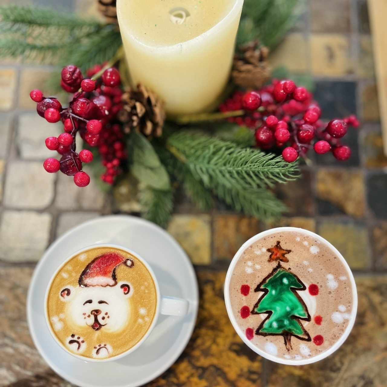 Capuccino navideño 