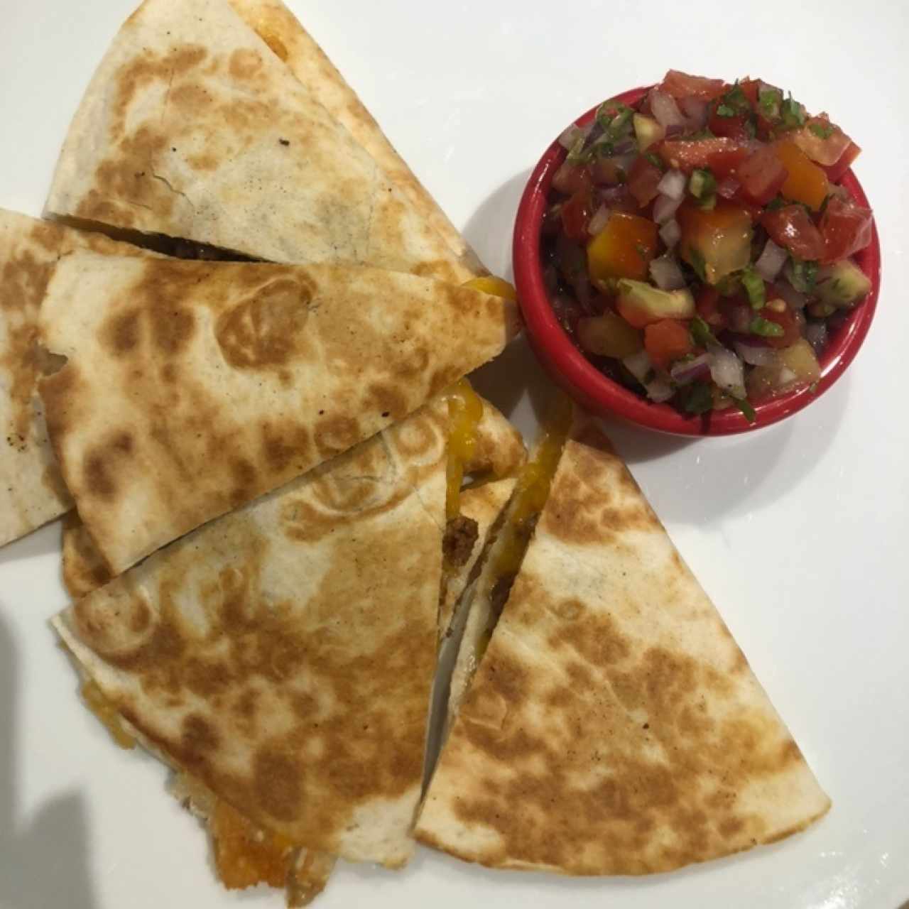 Quesadillas de chorizo