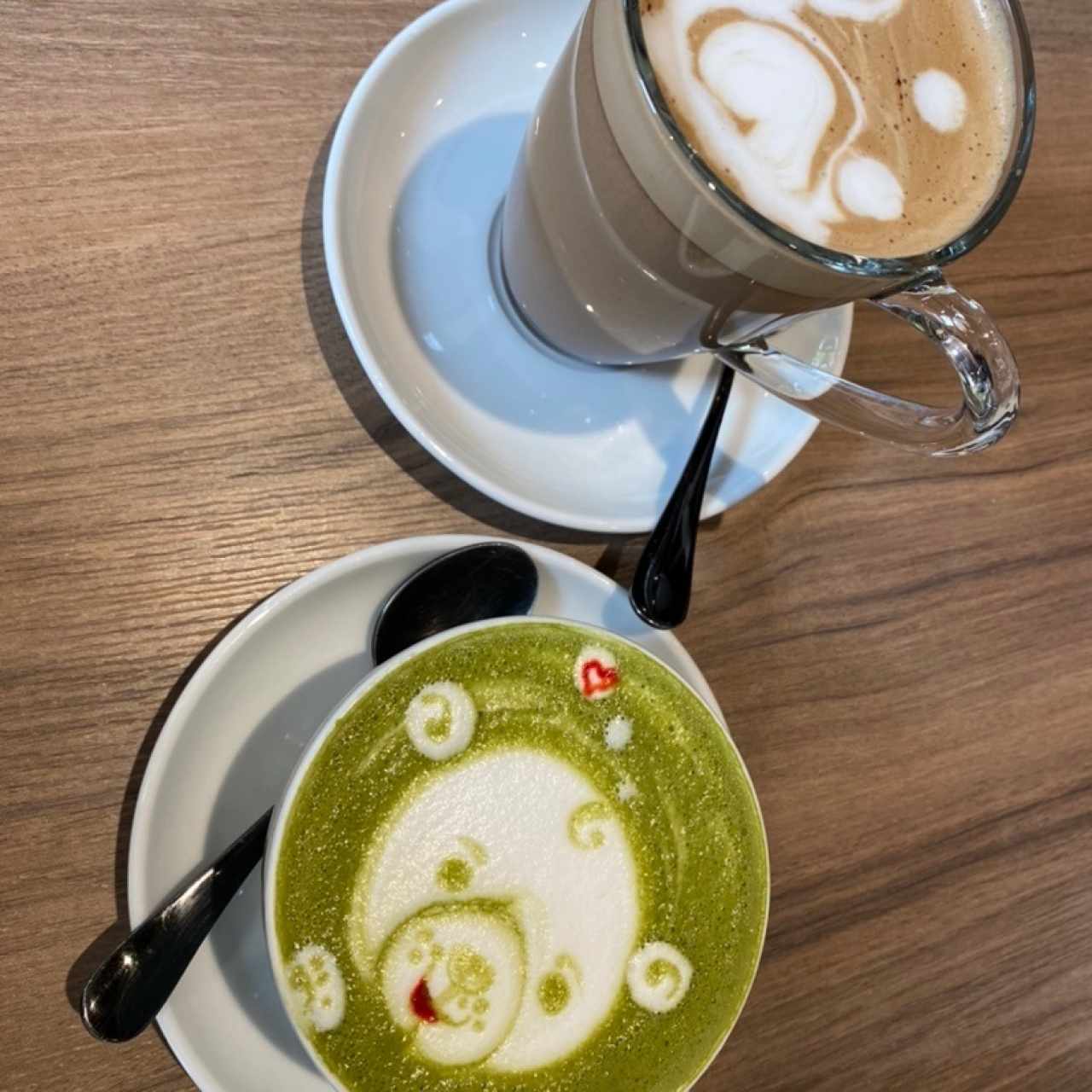 moccachino y matcha