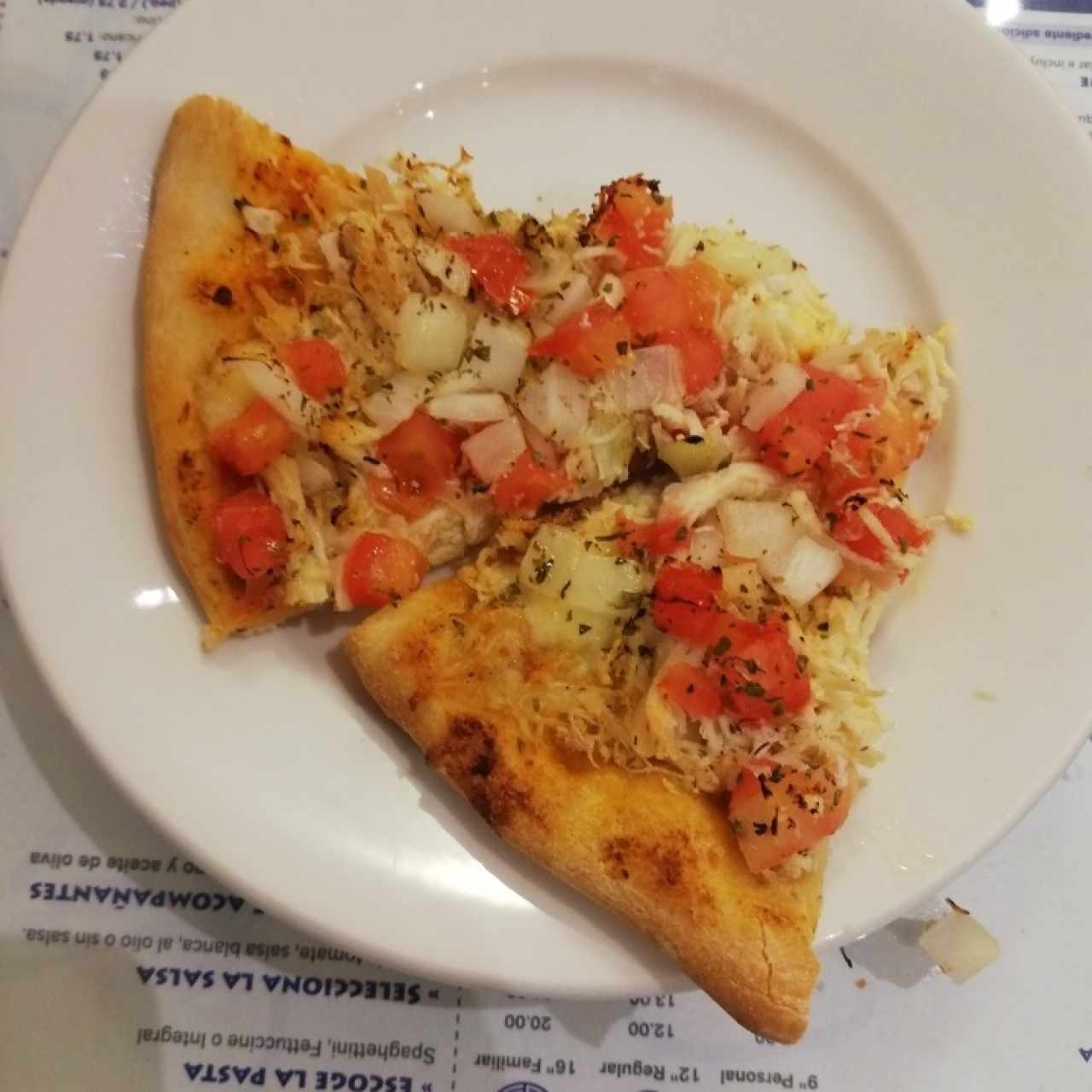 Pizza de pollo especial