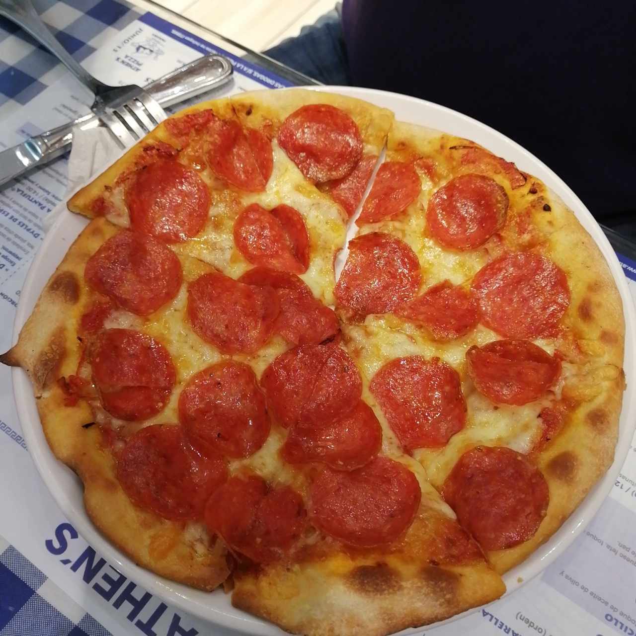 pizza de peperonni