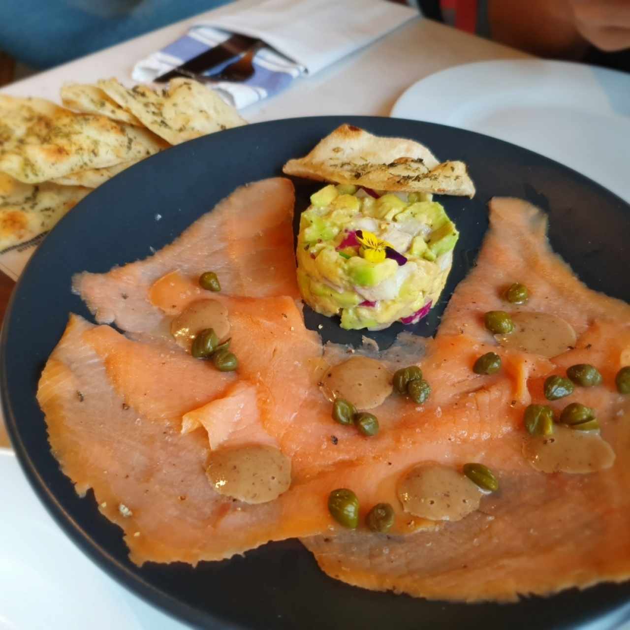 Carpaccio de Salmón Ahumado