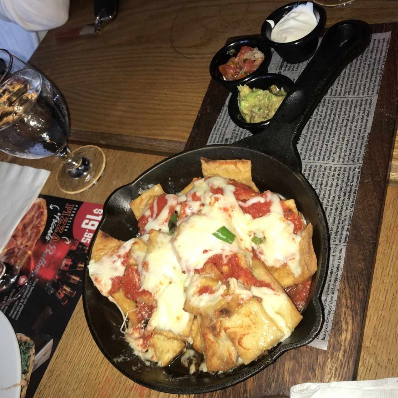 pizza nachos