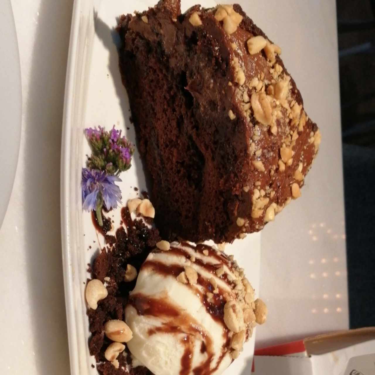 Hot Nutella Cake con Helado