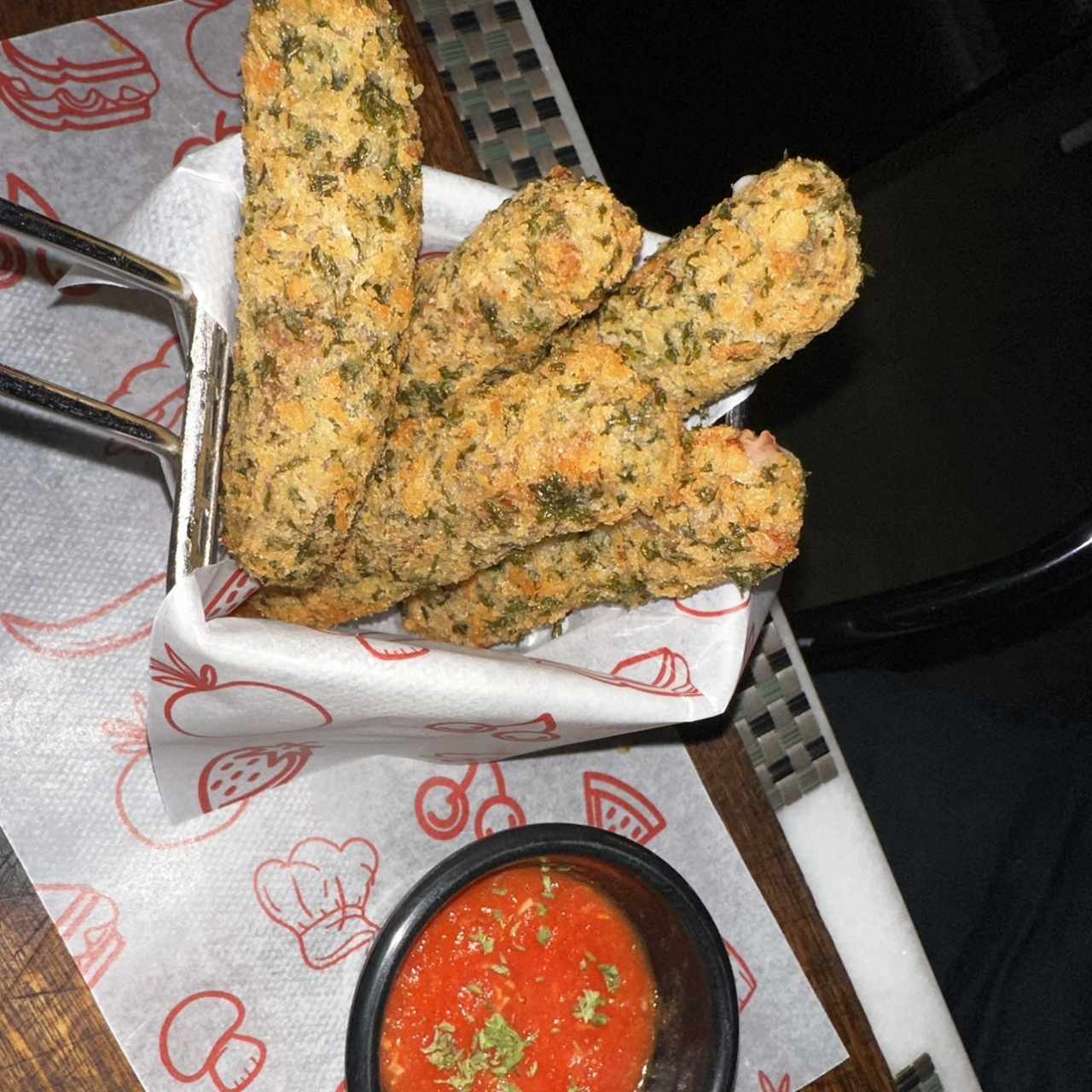 Entradas - Mozzarella Sticks