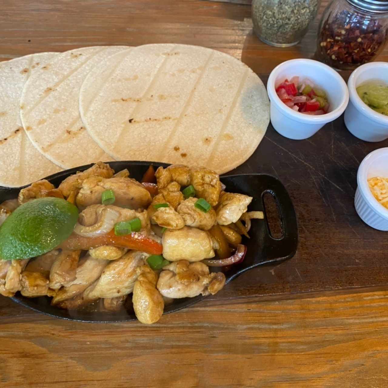 Fajitas in Love de pollo