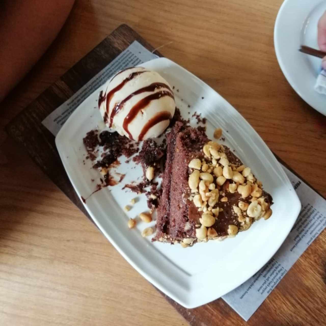 Hot Nutella Cake con Helado