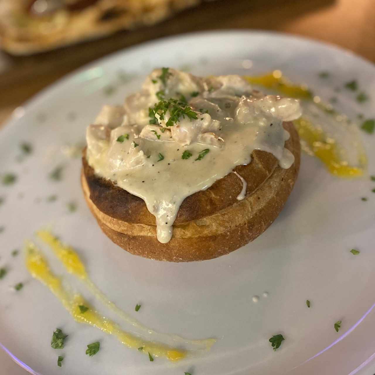 Bread Bowl de Pollo